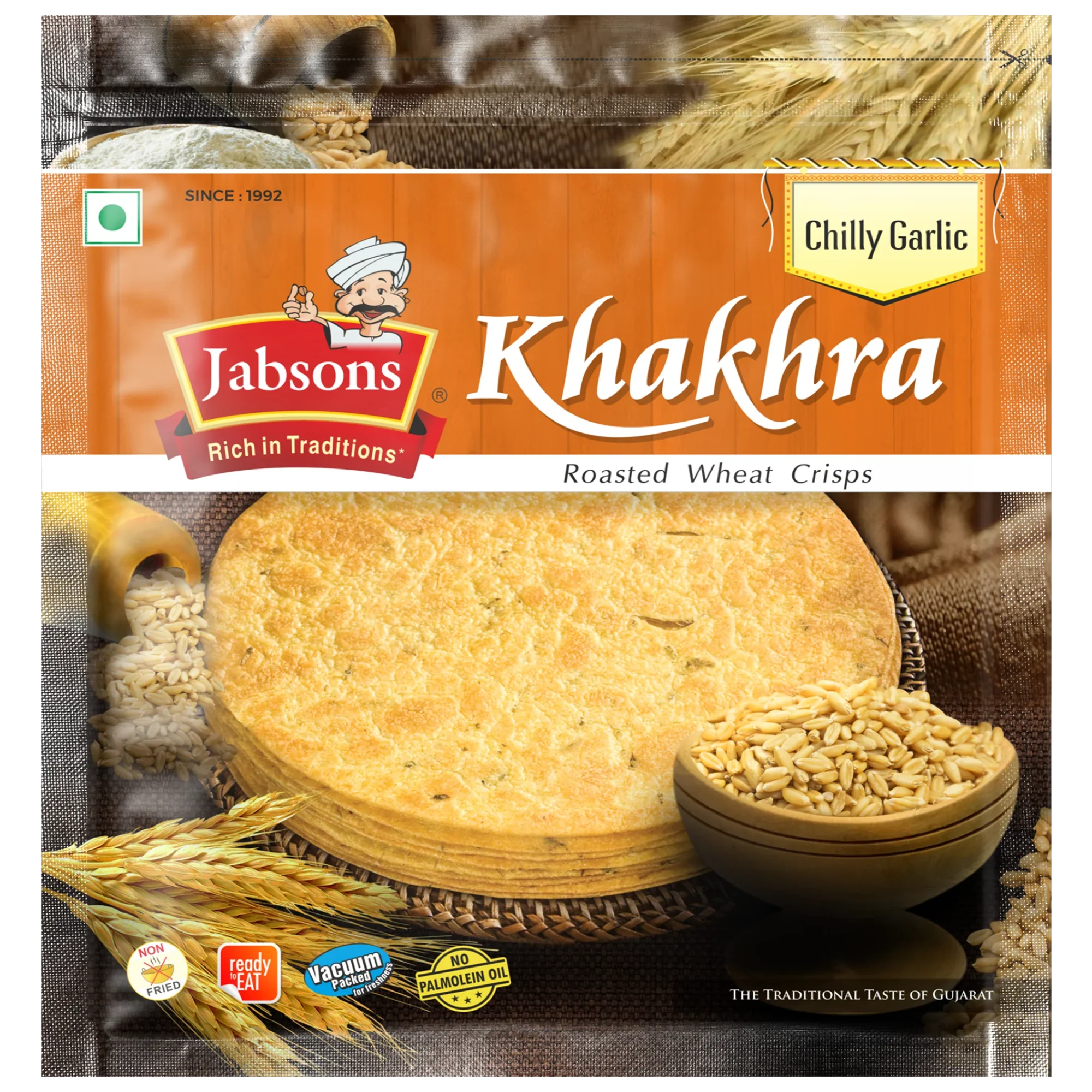 Jabsons Khakhra Chilly Garlic