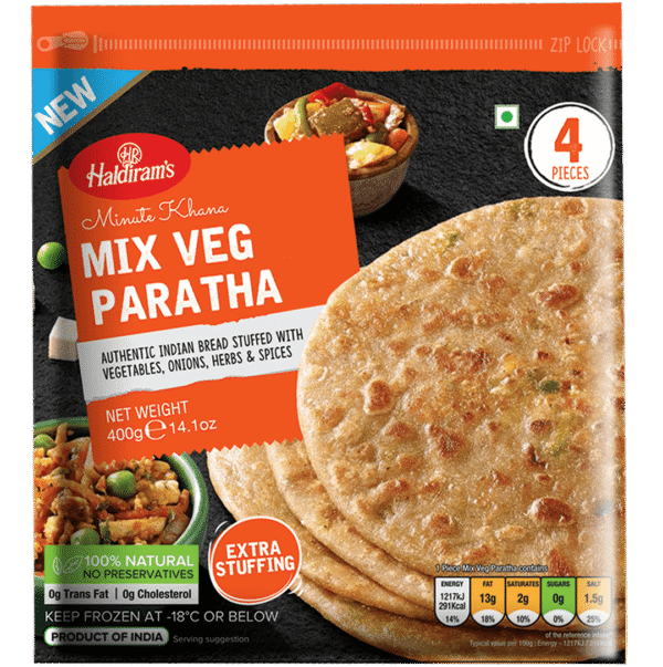 Haldiram's Mix Veg Paratha