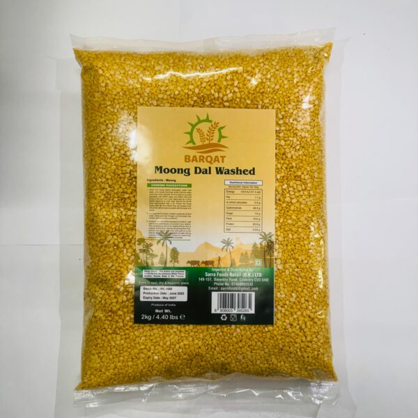 BARQAT Moong Dal Washed