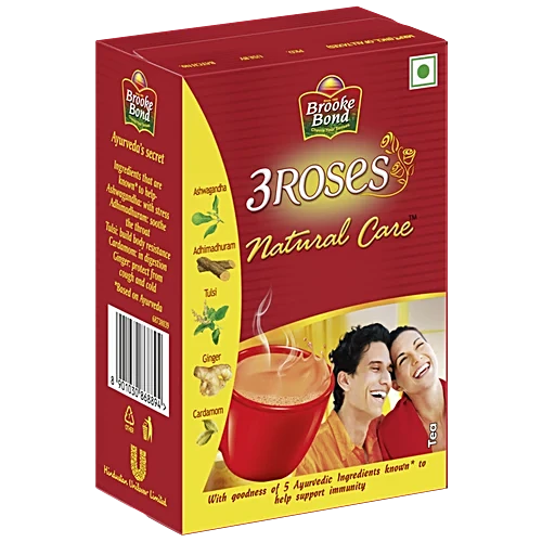 Brooke Bond Red Label 3 Roses Natural Care Tea
